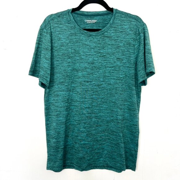 Coolkeep Active T-Shirt Heathered Teal Green Medium - Picture 1 of 3